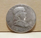 1962P Franklin Half Dollar Ungraded