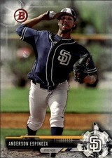2017 Bowman Draft #BD-70 Anderson Espinoza San Diego Padres