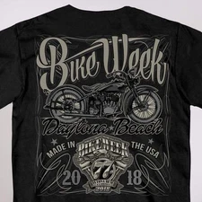 Hot Leathers Official 2018 Daytona Beach Bike Week T-Shirt