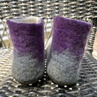 Organic Felt handmade Slippers Booties Houseshoes for Girls US size 1.5 — photo 5