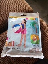 Intex Glossy Panel Inflatable Ball Multicolor Vinyl 24" Diameter New Lot Of 5