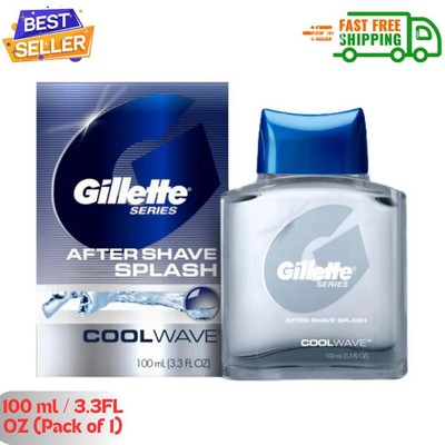 Gillette Series Cool Wave After Shave, Aftershave for Men, 100 ml / 3.3FL OZ...