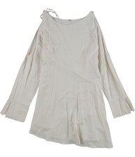 Free People Womens Clear Skies Shift Dress, White, X-Small