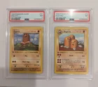 1999 Pokemon Base Set 1st Edition  Diglett & Dugtrio PSA 7 Set