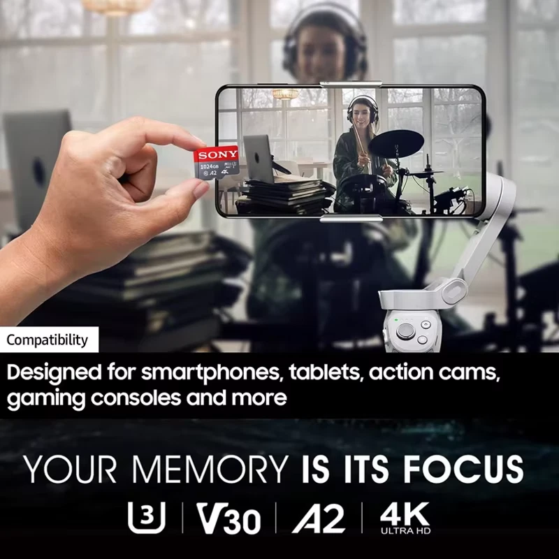 SONY SD Memory Card Class10. 1TB 512GB 128GB 256GB High Speed TF SD Flesh Card - Image 4 of 4