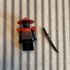 LEGO NINJAGO Stone Warrior Minifigure w/ Red Hat, Shoulder Armor, Sword — photo 2