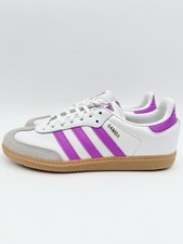 Adidas Samba OG J Size 7Y 8W White Purple Grey IH2873