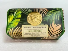Michel Design Works Shea Butter Soap Island Palm Florals England  New