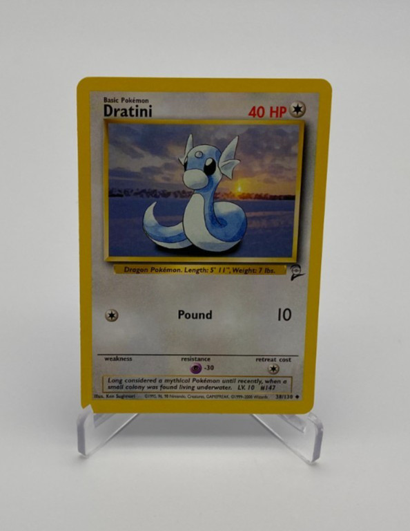 Pokemon Trading Card Game TCG Base Set 2 Dratini 38/130