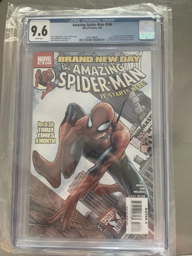 AMAZING SPIDER-MAN #546 KEY 1st MISTER NEGATIVE (2008) Marvel CGC 9.6