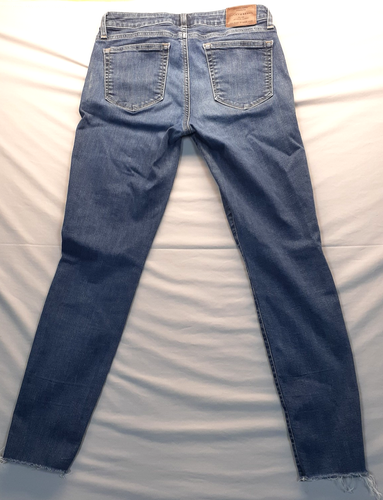 Pantalones de mezclilla para mujer Lucky Brand talla 6/28 R Lolita ajustados elásticos lavado oscuro - Imagen 3 de 9