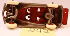 1930's Hubley Cast Iron Terraplane Fire Truck, Original w/new Thomas Toy Tires — photo 5