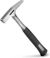 MIDWEST Sheet Metal Hammer - 18 Oz HVAC Hammer, Made in the USA - Silver 