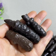 3pcs 116g Limonite & Hematite pseudomorph after Marcasite Prophecy Rock Stone