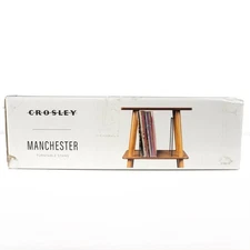 Crosley Manchester Wood Turntable Stand & Record Holder (ST66-AC) In Acorn 
