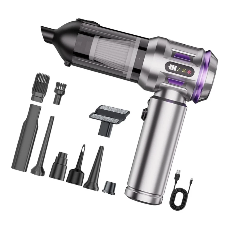 Home Cyclonic Technology Handheld Car Vacuum 6000mAh Battery Lightweight Design - Image 2 of 4