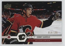 2019-20 Upper Deck UD Exclusives 16/100 Johnny Gaudreau #180 0bz