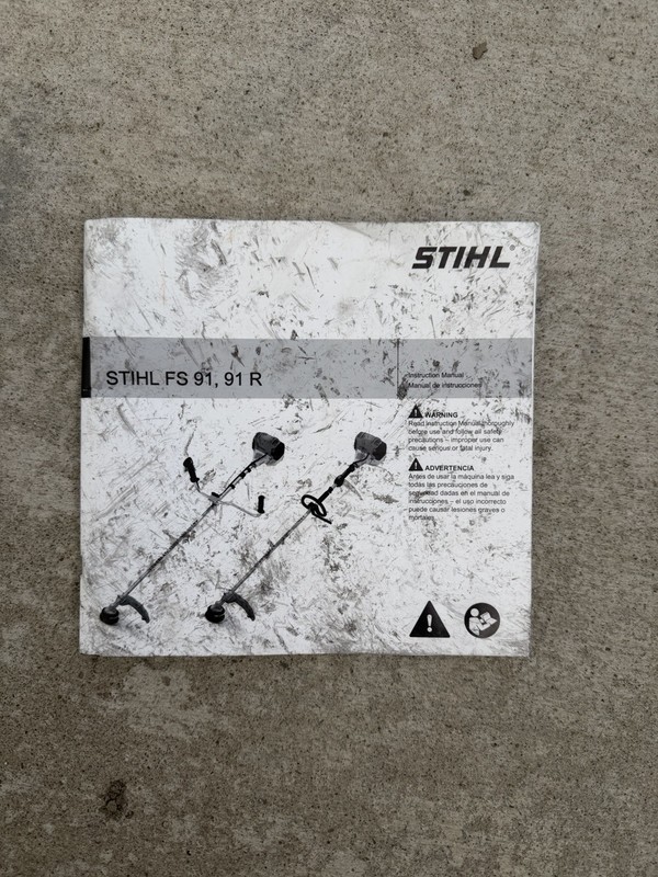 Stihl FS 91 R Trimmer Manual
