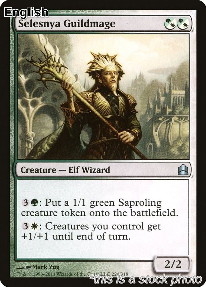 Selesnya Guildmage [CMD - 224MagicLPUncommonEN