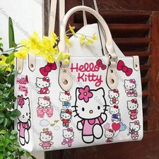 Hi Kitty Pattern Leather Bag, Hello Kitt.y Bag, Hello Kitty Handbag