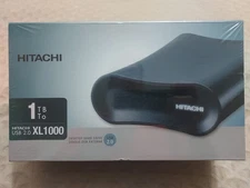 NEW HITACHI XL1000 1 TB DESKTOP EXTERNAL HARD DRIVE USB 2.0 SEALED