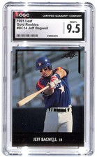 1991 Jeff Bagwell Leaf Gold Rookies #BC14 CGC Mint Plus 9.5