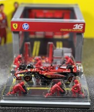 Burango Ferrari Charles Leclerc 16 2024 1/43 Formula 1 - No Box