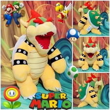 Build-A-Bear Workshop Bowser King Koopa Nintendo Super Mario 16" Stuffed Plush