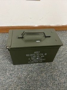 M2A2 50 Cal 5.56mm Ammo Can Military Surplus USA Grade 1