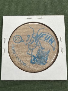 Obsolete 1997 Convention Florida United Numismatists Wooden Nickel Orlando FL
