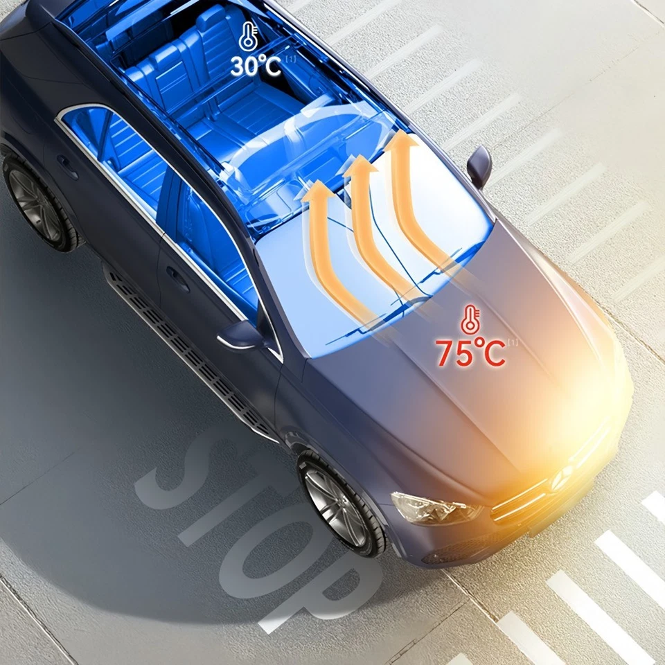 Parasol de ventana para Honda bloqueos protectores UV plegable para automóvil Foto 4 de 4