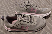 New Girls Under Armour GGS Assert 9 size 7Y Athletic Shoe 3024634-100 - Shelf