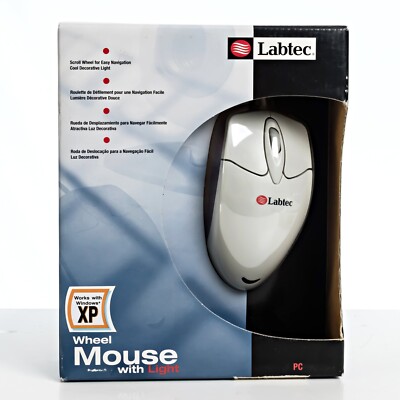 Labtec Wheel Mouse With Light PS/2 Connection XP