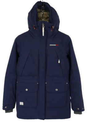 Didriksons Storm System Jacke Damen (Eu) 34 Reißverschluss Kapuze Wattiert Parka