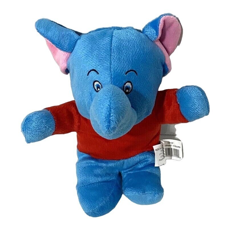 Kellytoy Blue Elephant Plush 8