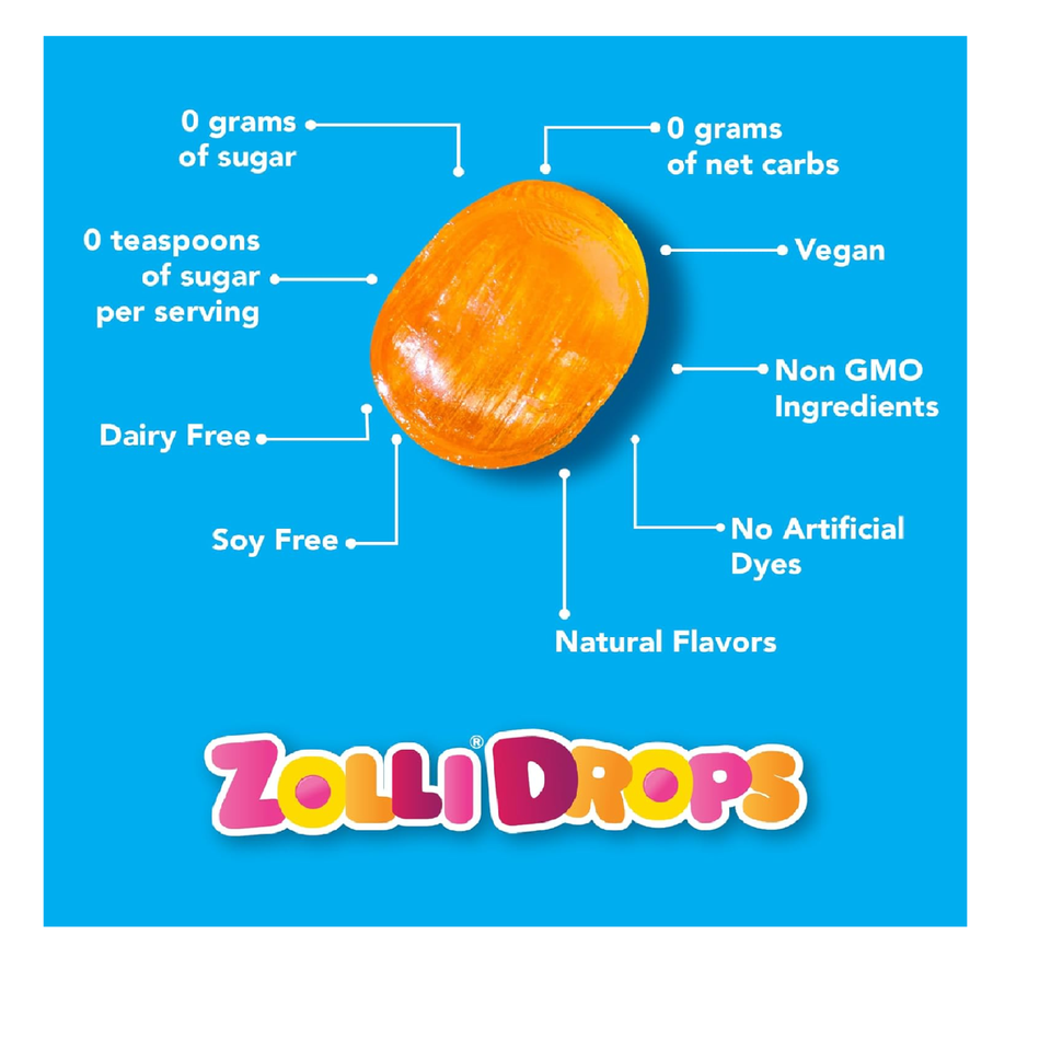 Zollipops Clean Teeth Zolli Drops Anti Cavity, Sugar Free Candy with Xylitol eBay