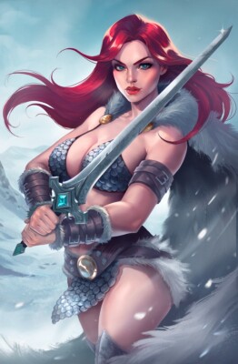 RED SONJA #17 - TOFUSENSHI TWITCH STREAMER VIRGIN VARIANT EXCLUSIVE