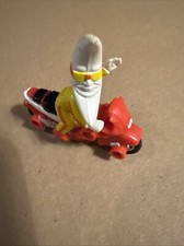  17 . 1988 McDonald's Big MAC TONIGHT Moon Man Red Motorcycle Figure Happy Meal