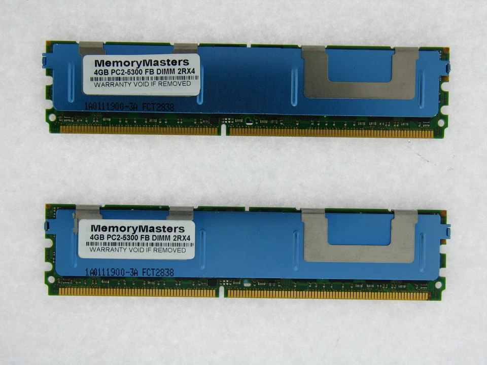 NOT FOR PC! 8GB 2x4GB PC2-5300 ECC FB-DIMM for Apple Mac Pro (4-core) 1st Gen - Image 3 of 4
