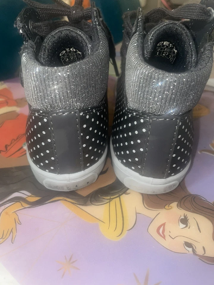 Geox Respira Sp Niñas Pequeñas Cuero Informales y Moda Tenis Tenis 9.5 Foto 2 de 4