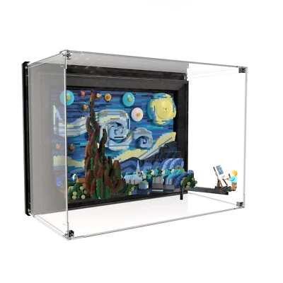 Wandmontage Vitrine für LEGO® Ideas Vincent van Gogh - The Starry Night