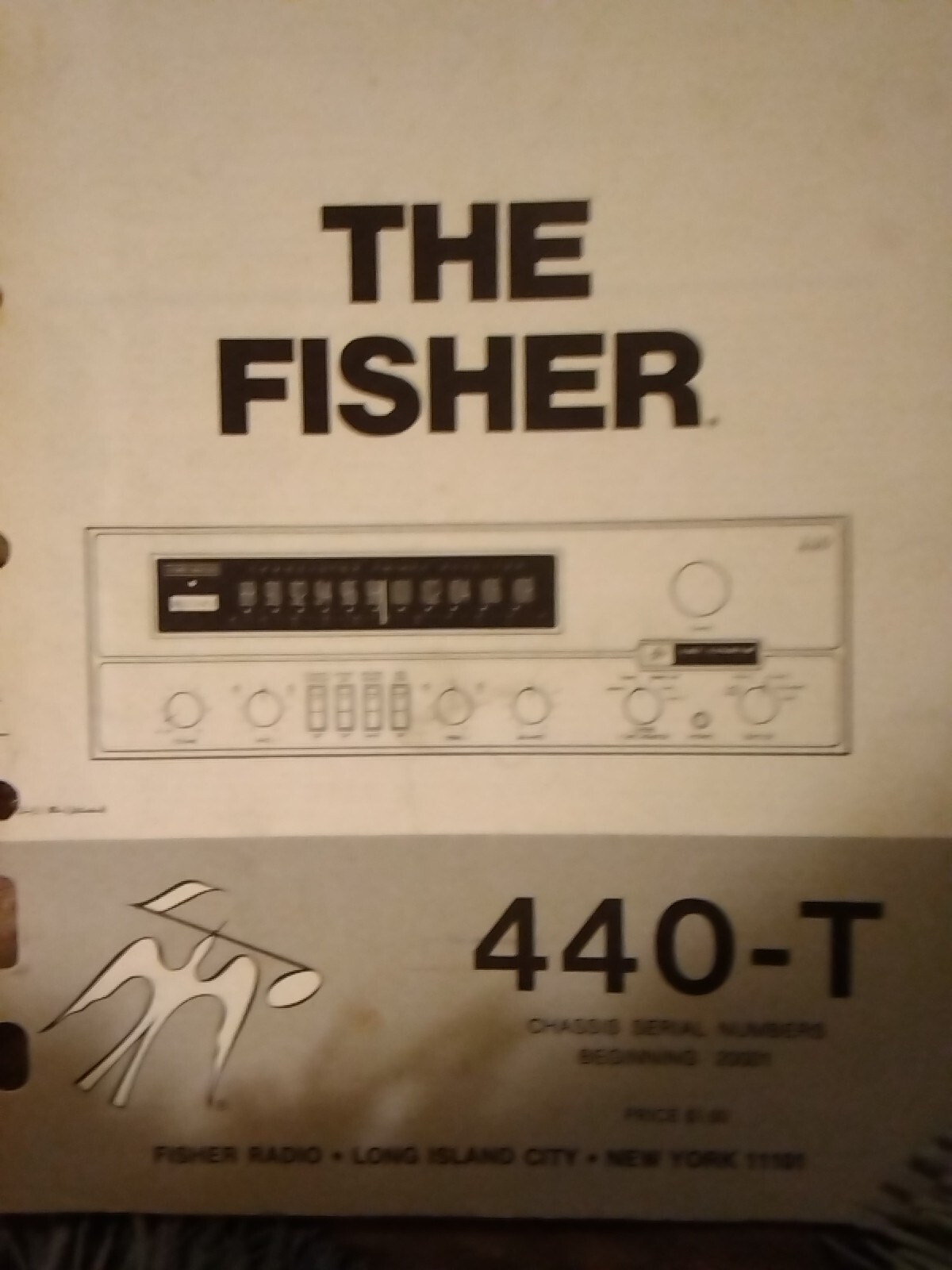 Fisher 440-T AM-FM Stereo Receiver Original Service Manual