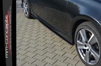CUP Seitenschweller AnsäTze Schwarz Lexus GS MK4 Facelift Side Skirts Leisten