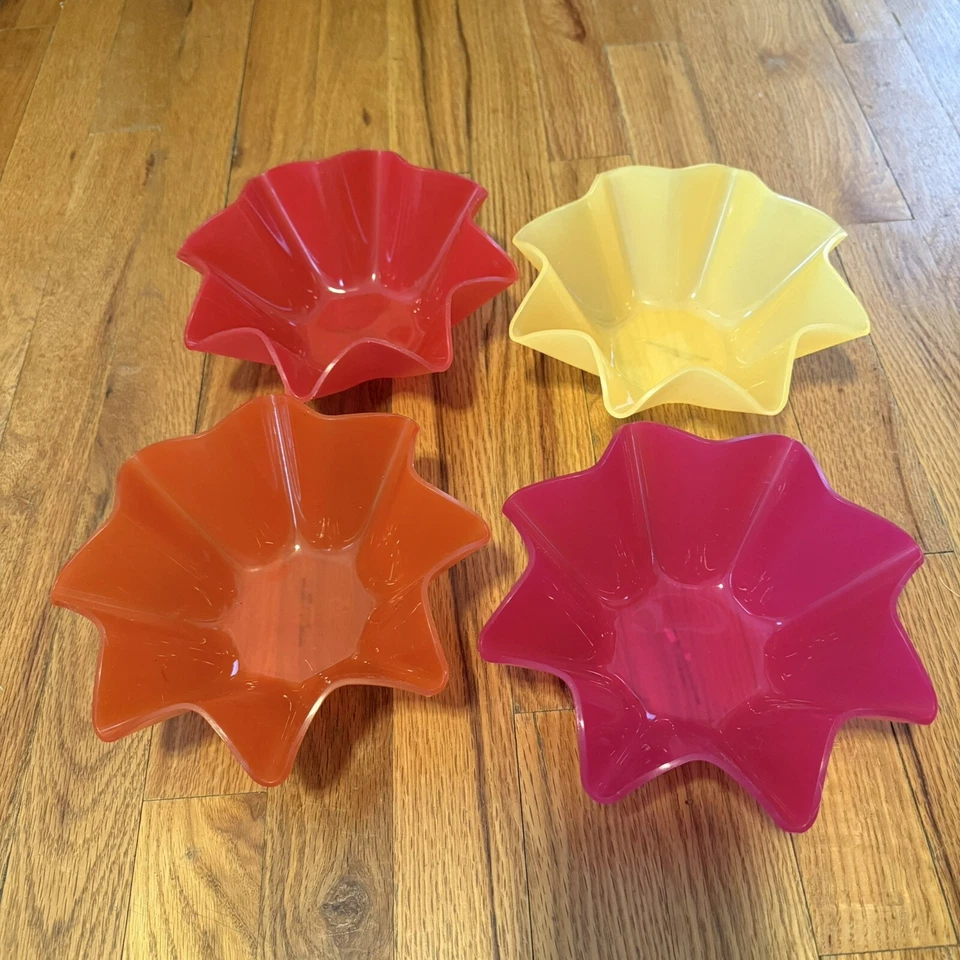 Lote (4) Cuencos Tupperware Vintage Edición Especial Foto 2 de 4