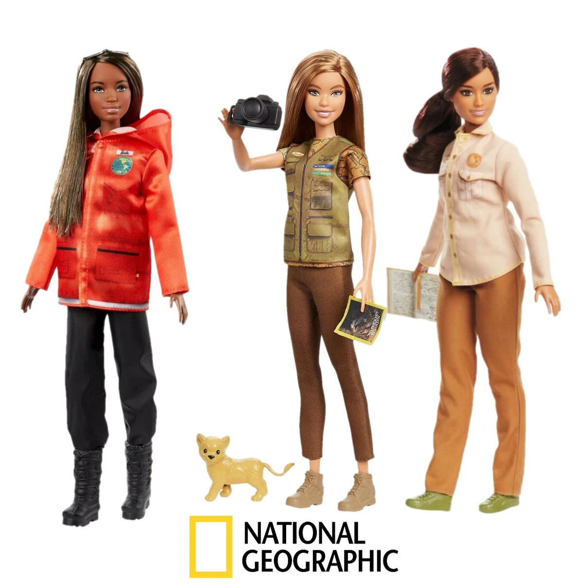 Barbie National Geographic Umweltsch tzerin Tierfotografin Meeresbiologin Doll