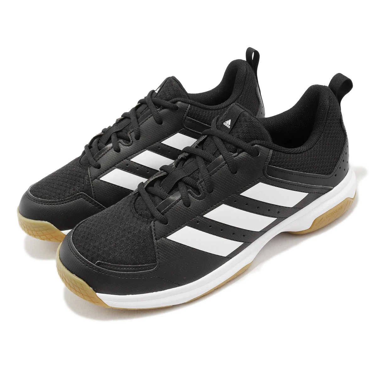 adidas Ligra 7 M Black White Gum Men Unisex Badminton Shoes Sneakers FZ4658  | eBay | Fitnessschuhe