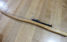Vintage Saga Ice Fishing Pole Hook Line & Sinker Hermansville MI  Yooper (r)