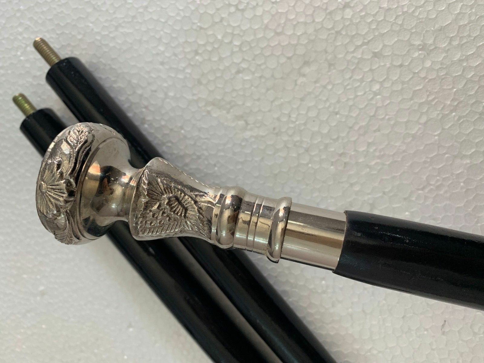 Unique Solid Brass Knob Head Handle Victorian Woo… - image 6