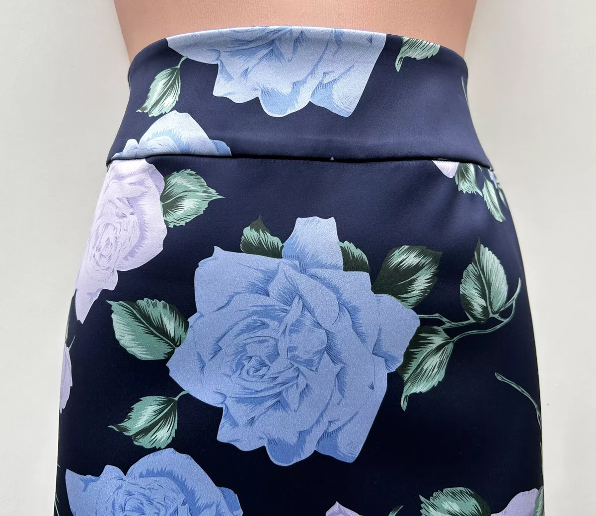 Navy blue 2025 rose skirt