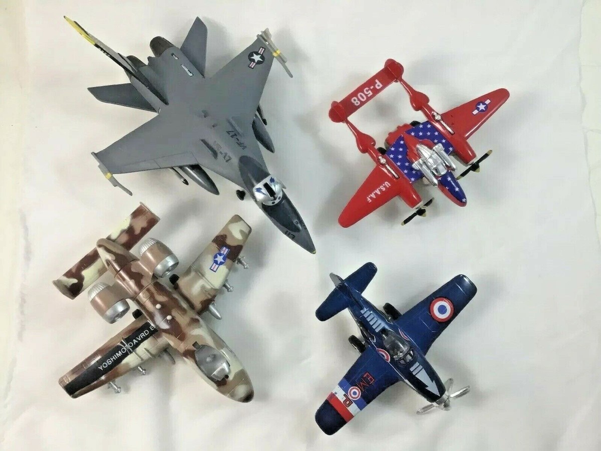 Lot of 4 Airplane VF-17 P-508 A-10 EMOP For Parts Only or Display